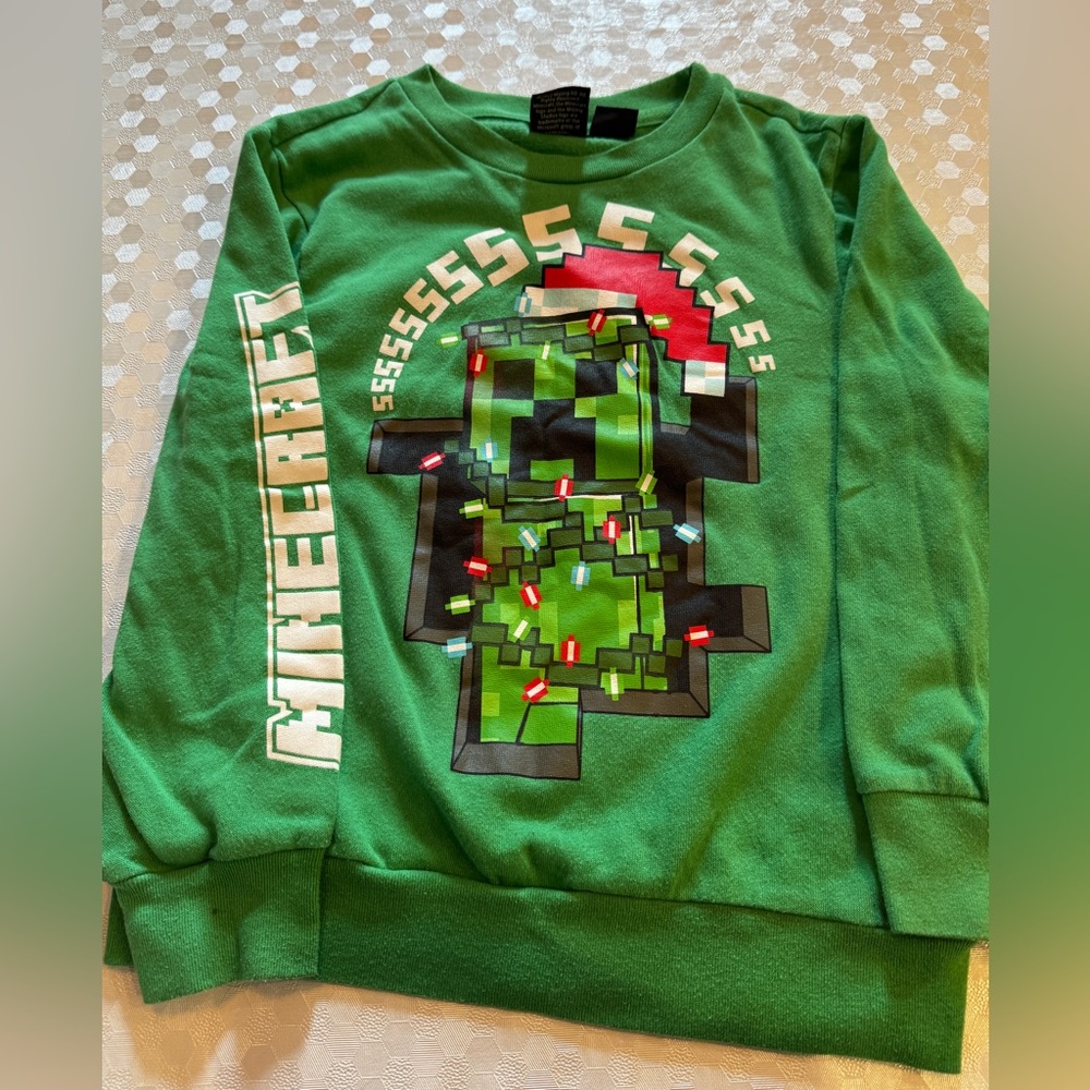 MAD Engine Green Minecraft Crewneck Sweater